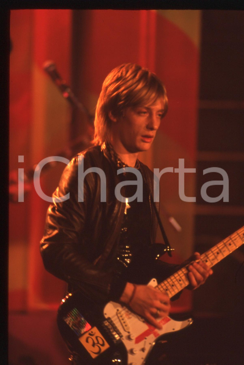 35mm vintage slide* 1996 MILANO Crispian MILLS dei KULA SHAKER in concerto (1)