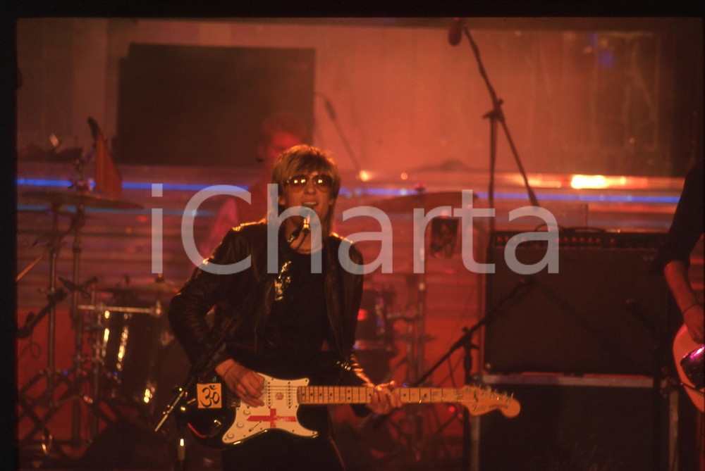35mm vintage slide* 1995ca ITALIA Crispian MILLS dei KULA SHAKER in concerto (6)