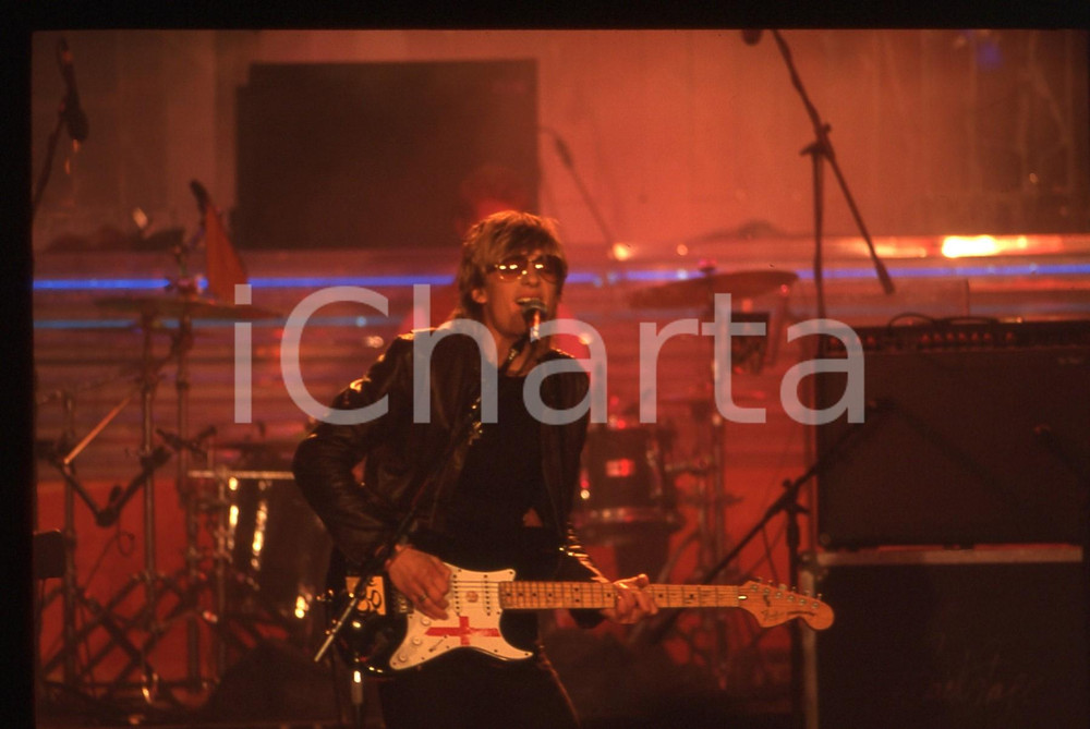35mm vintage slide* 1995ca ITALIA Crispian MILLS dei KULA SHAKER in concerto (7)