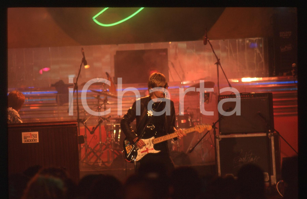 35mm vintage slide* 1996 MILANO Crispian MILLS dei KULA SHAKER in concerto (8)