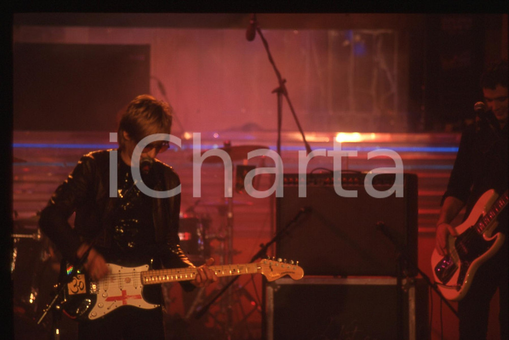 35mm vintage slide* 1996 MILANO Crispian MILLS dei KULA SHAKER in concerto 21