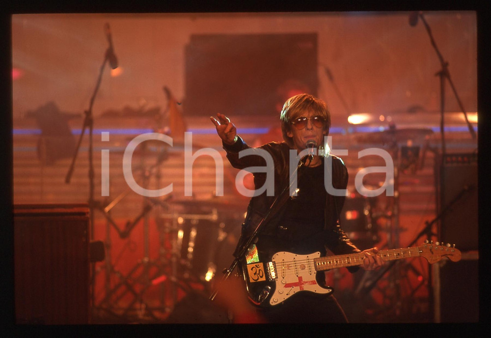 35mm vintage slide* 1996 MILANO Crispian MILLS dei KULA SHAKER in concerto 26