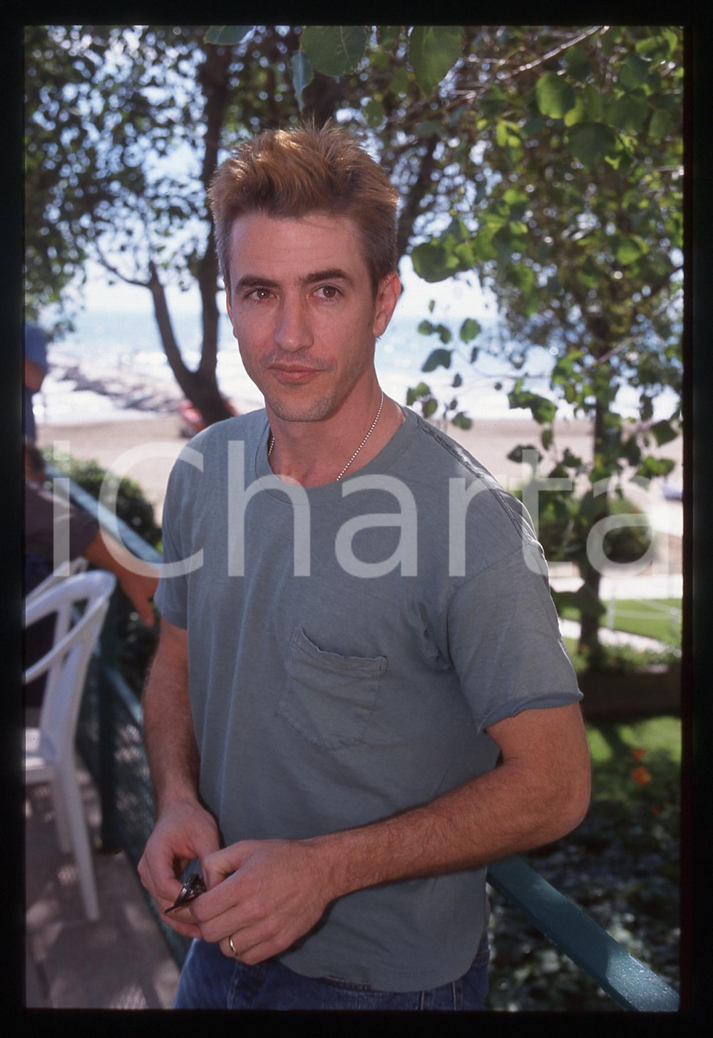 35mm vintage slide* 1996 CANNES - CINEMA Dermot MULRONEY "KANSAS CITY" (5)