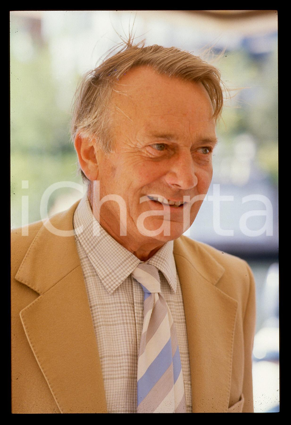 35mm vintage slide* 1985ca CINEMA - Denholm ELLIOT Ritratto dell'attore (1)