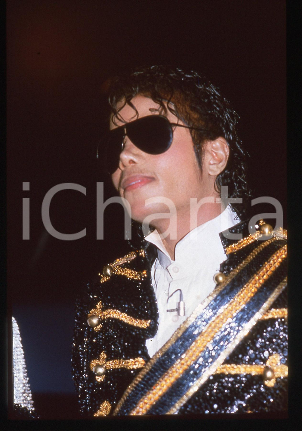Fotografia d epoca originale 35mm vintage slide 1985 LONDON Michael JACKSON al  Madame Tussauds Wax Museum 1 1