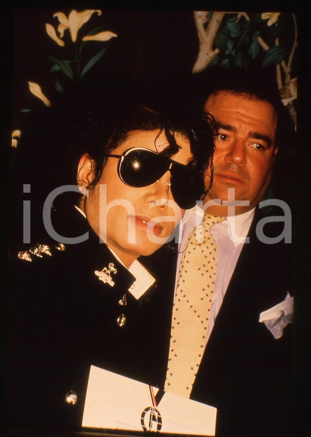 Fotografia d epoca originale 35mm vintage slide 1993 HOLLYWOOD Michael JACKSON Guinness World Records GWR 1 1