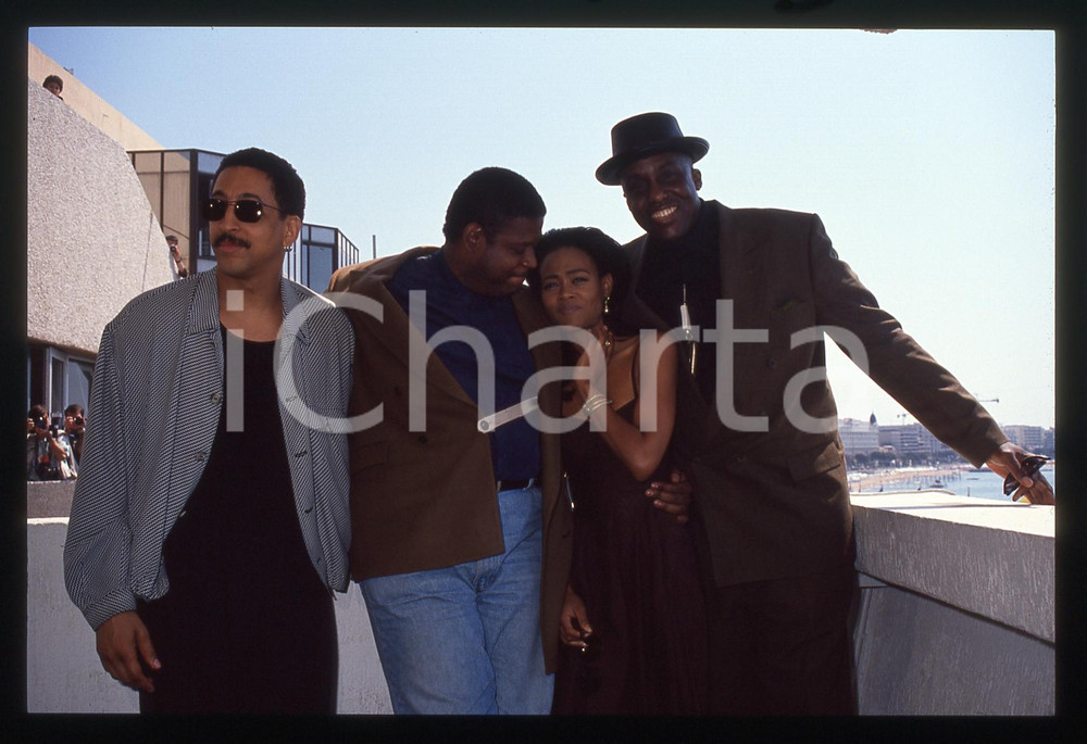 35mm vintage slide* 1991 CANNES Forest WHITAKER Robin GIVENS Gregory HINES