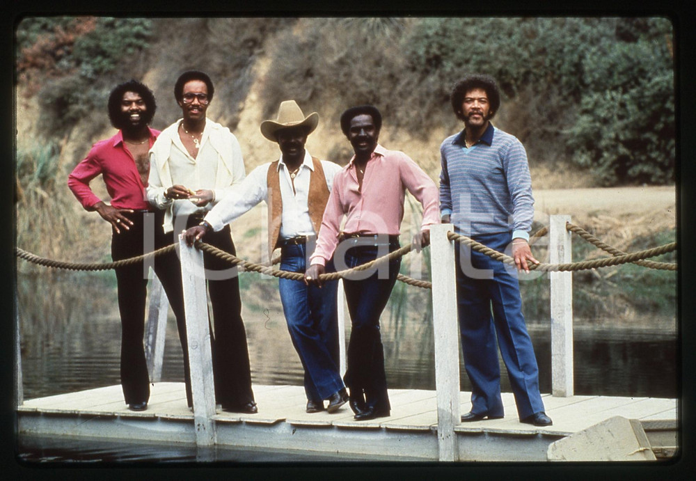 35mm vintage slide* 1980ca MUSICA  Wallace e Walter SCOTT dei THE WHISPERS