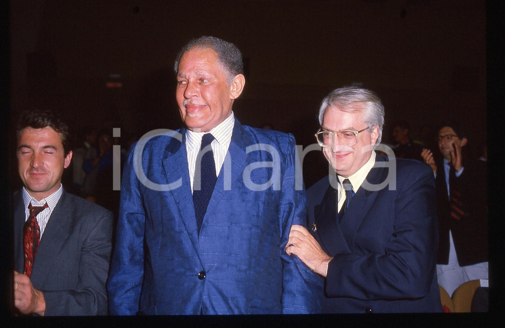 35mm vintage slide* 1986 VENEZIA Dexter GORDON  Bertrand TAVERNIER Ritratto (3)