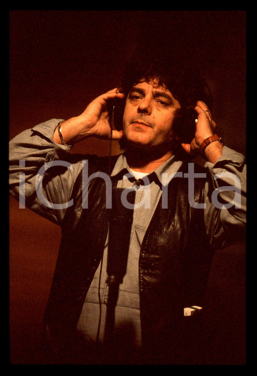 35mm vintage slide* 1993 FIRENZE Antonio CRIPEZZI "TONINO" dei CAMALEONTI (1)