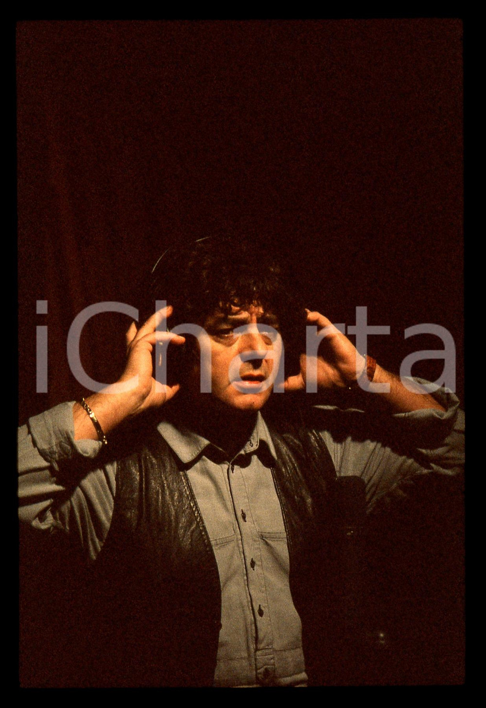 35mm vintage slide* 1993 FIRENZE Antonio CRIPEZZI "TONINO" dei CAMALEONTI (3)