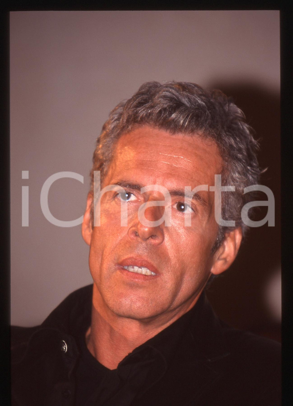 35mm vintage slide* 1999 ROMA RAI Claudio BAGLIONI "L'ultimo valzer" Ritratto 54