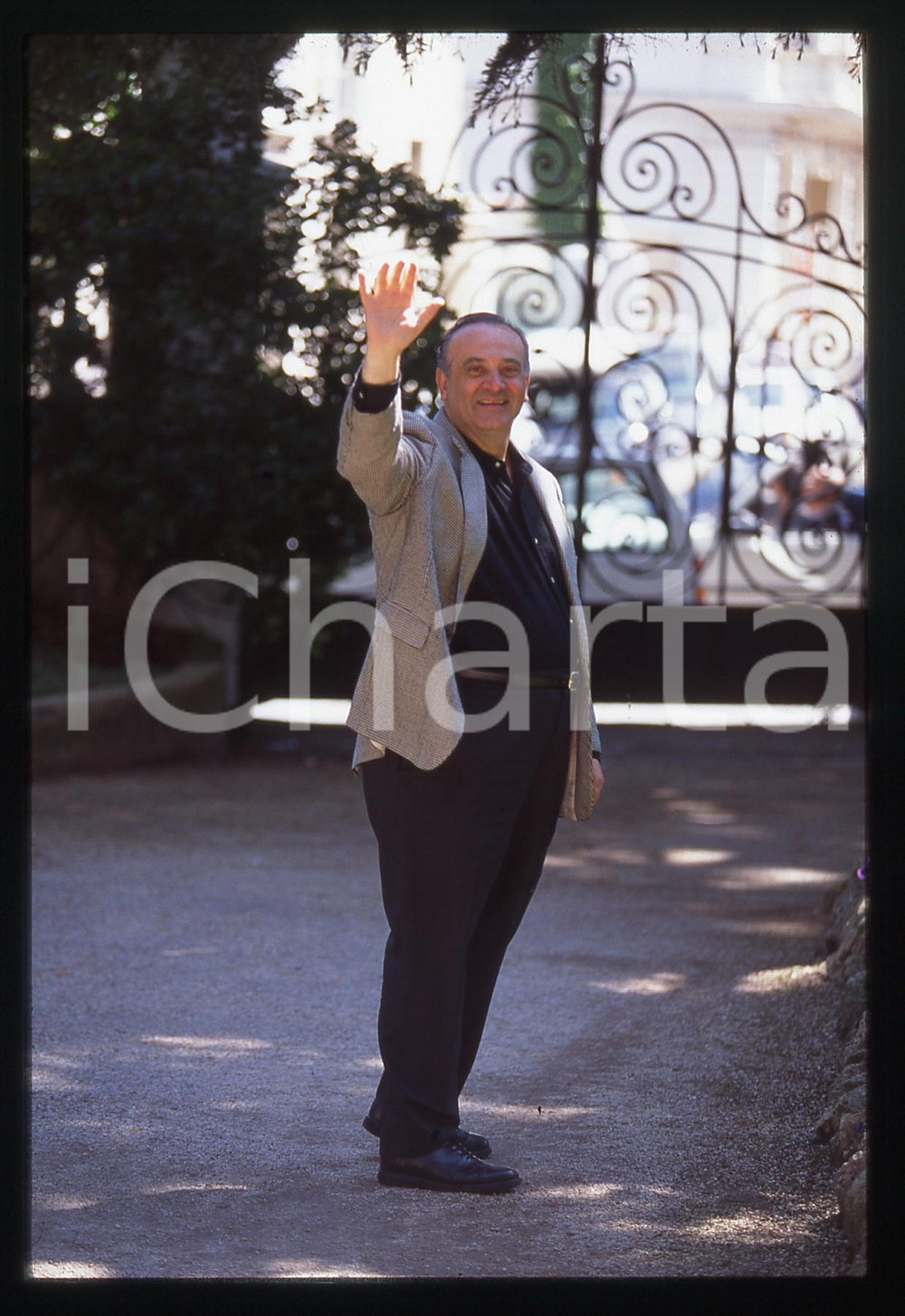 35mm vintage slide* 1990ca CANNES Angelo BADALAMENTI Ritratto del compositore 2