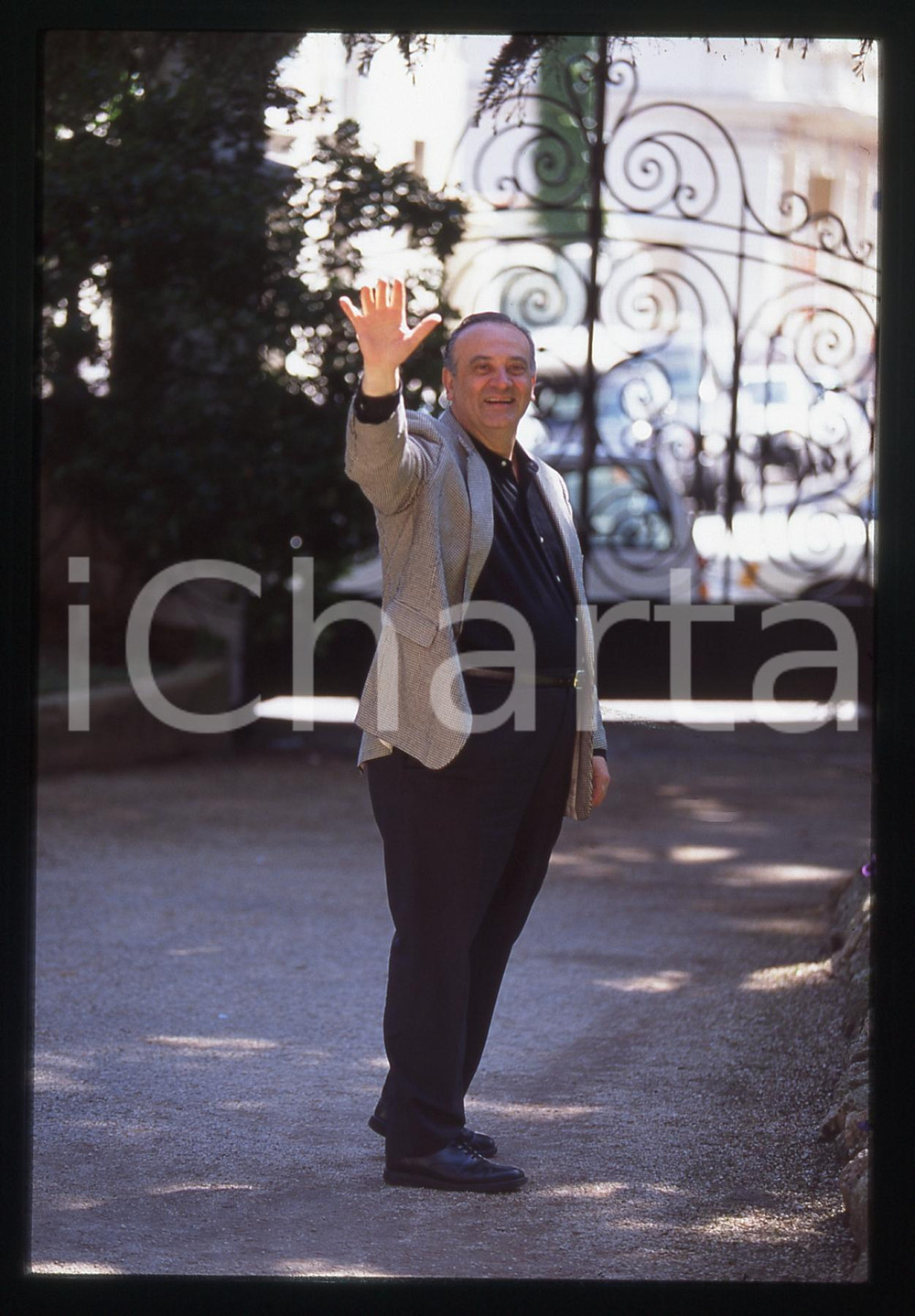 35mm vintage slide* 1990ca CANNES Angelo BADALAMENTI Ritratto del compositore 8
