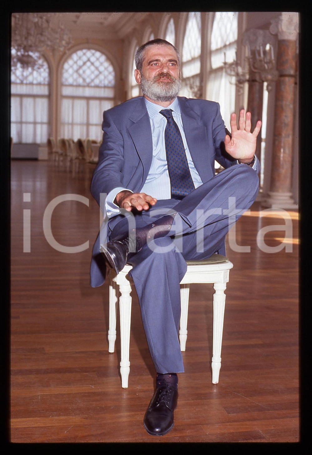 35mm vintage slide* 1992 VENEZIA Carlo COLNAGHI alla Mostra del Cinema (4)