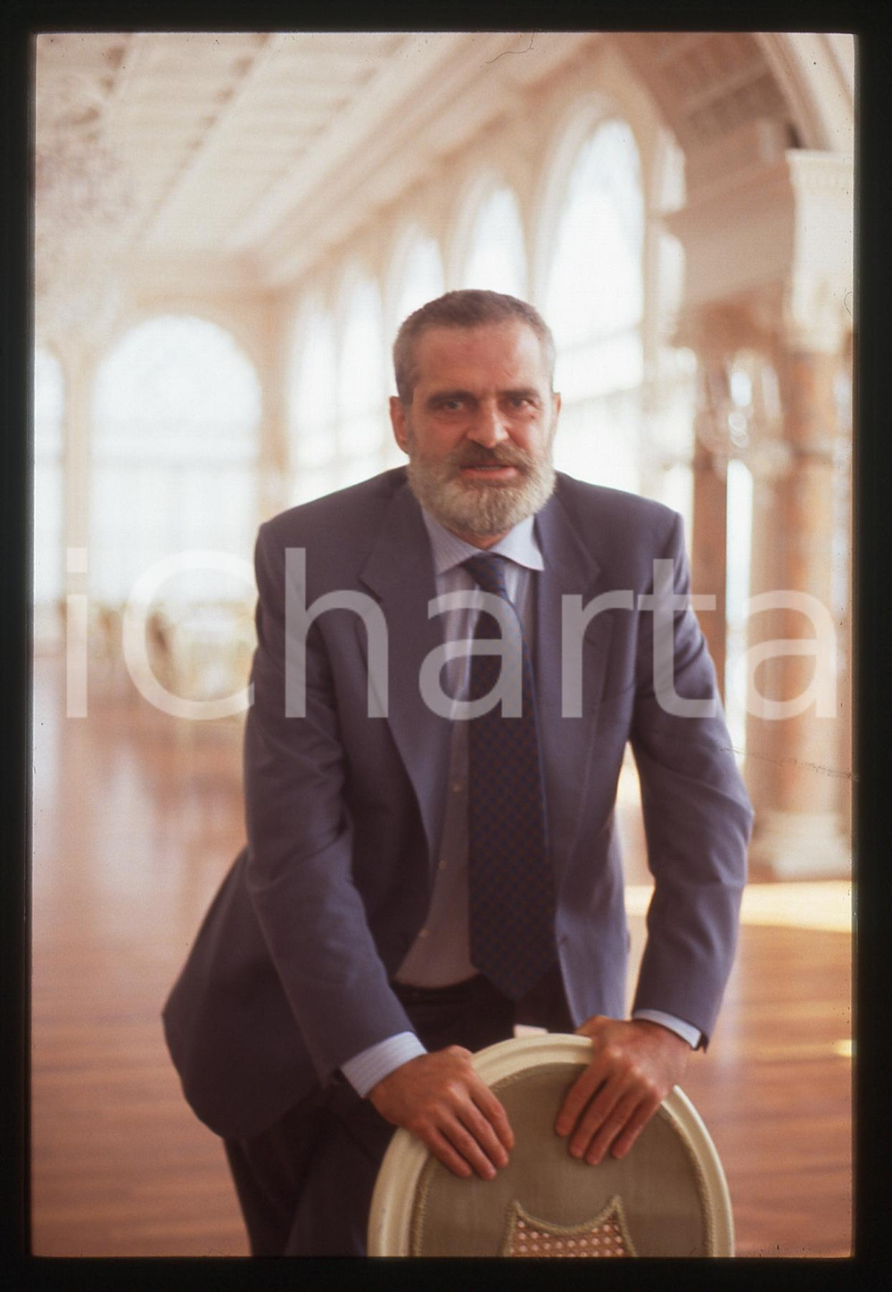 35mm vintage slide* 1992 VENEZIA Carlo COLNAGHI alla Mostra del Cinema (8)