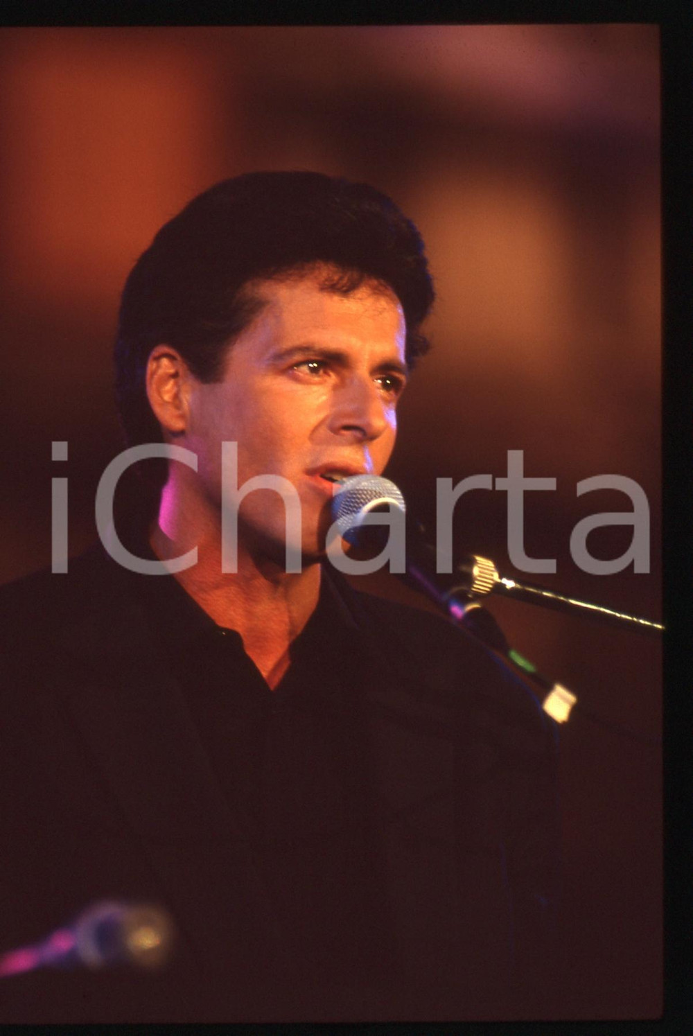 35mm vintage slide* 1985ca ITALIA MUSICA Claudio BAGLIONI in concerto (5)