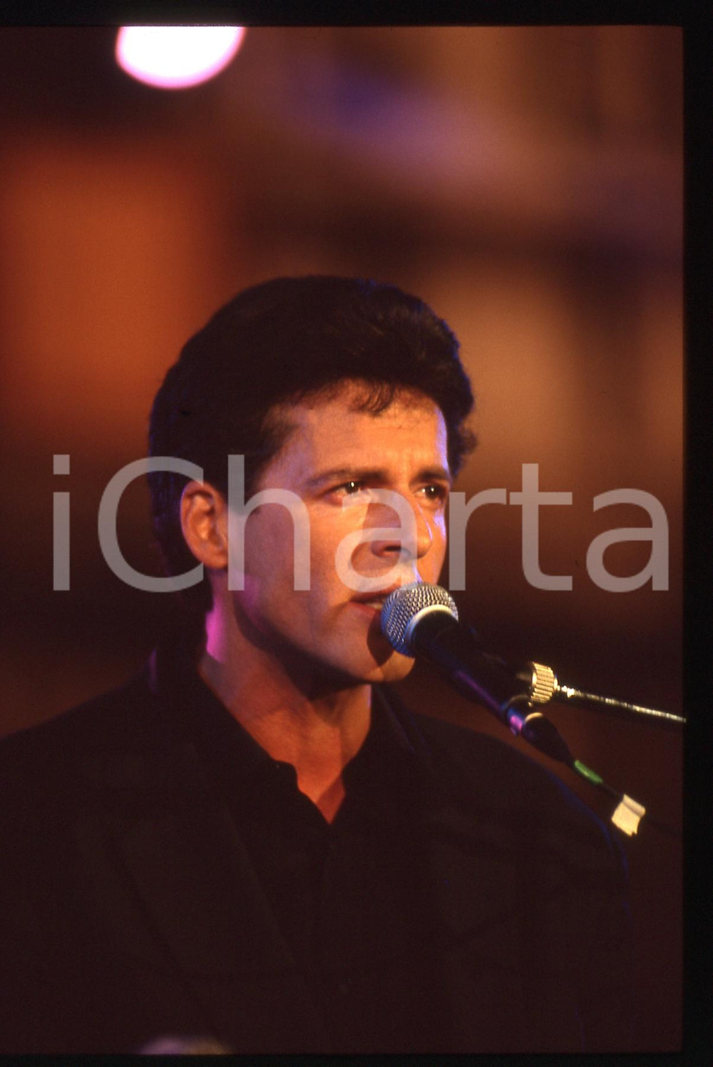 35mm vintage slide* 1985ca ITALIA MUSICA Claudio BAGLIONI in concerto (10)