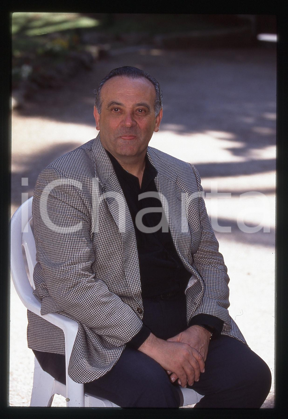 35mm vintage slide* 1990ca CANNES Angelo BADALAMENTI Ritratto del compositore 17