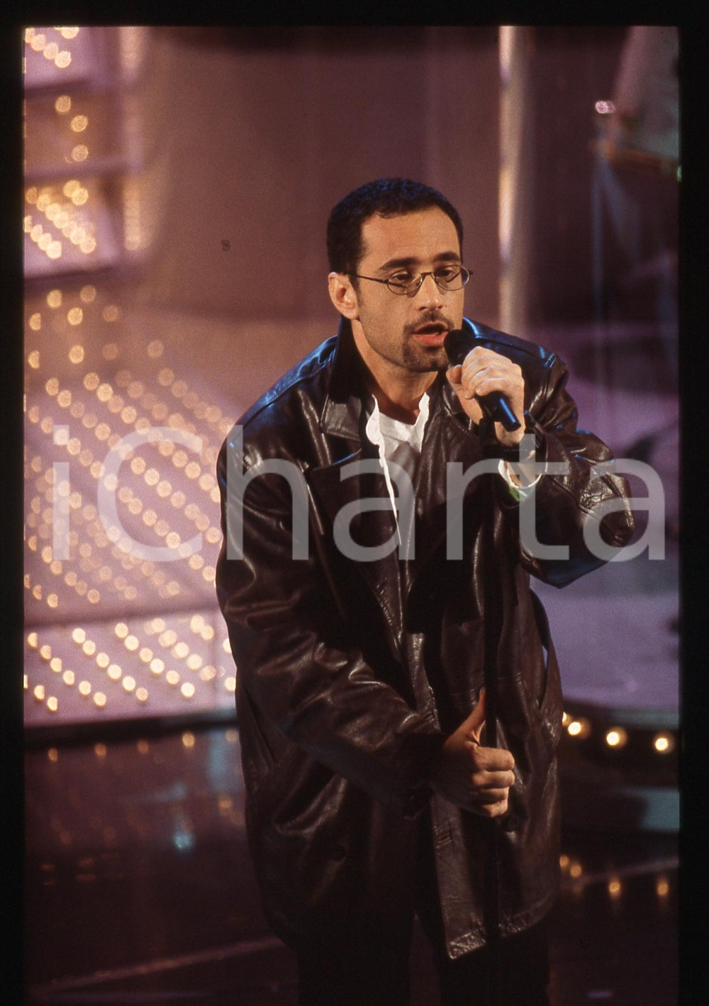 35mm vintage slide* 1997 SANREMO Leandro BARSOTTI al Teatro ARISTON (7)