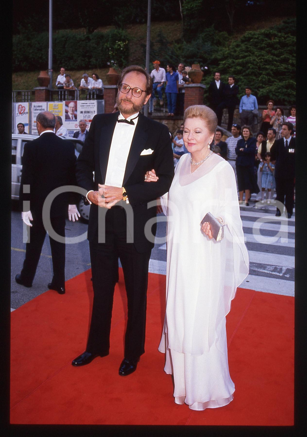 35mm vintage slide* 1989 CAMPIONE D'ITALIA Joan FONTAINE Ritratto attrice (3)