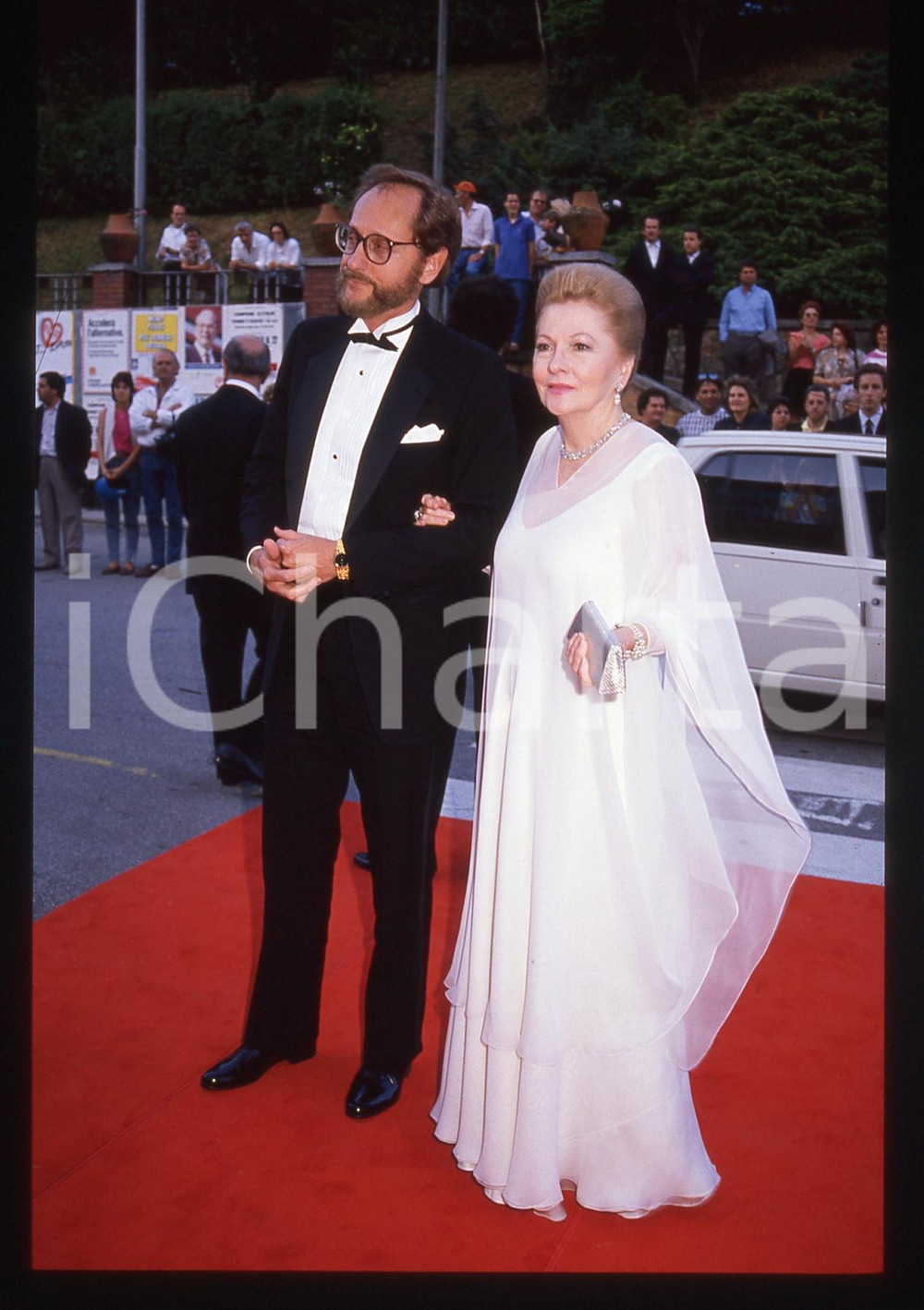 35mm vintage slide* 1989 CAMPIONE D'ITALIA Joan FONTAINE Ritratto attrice (6)