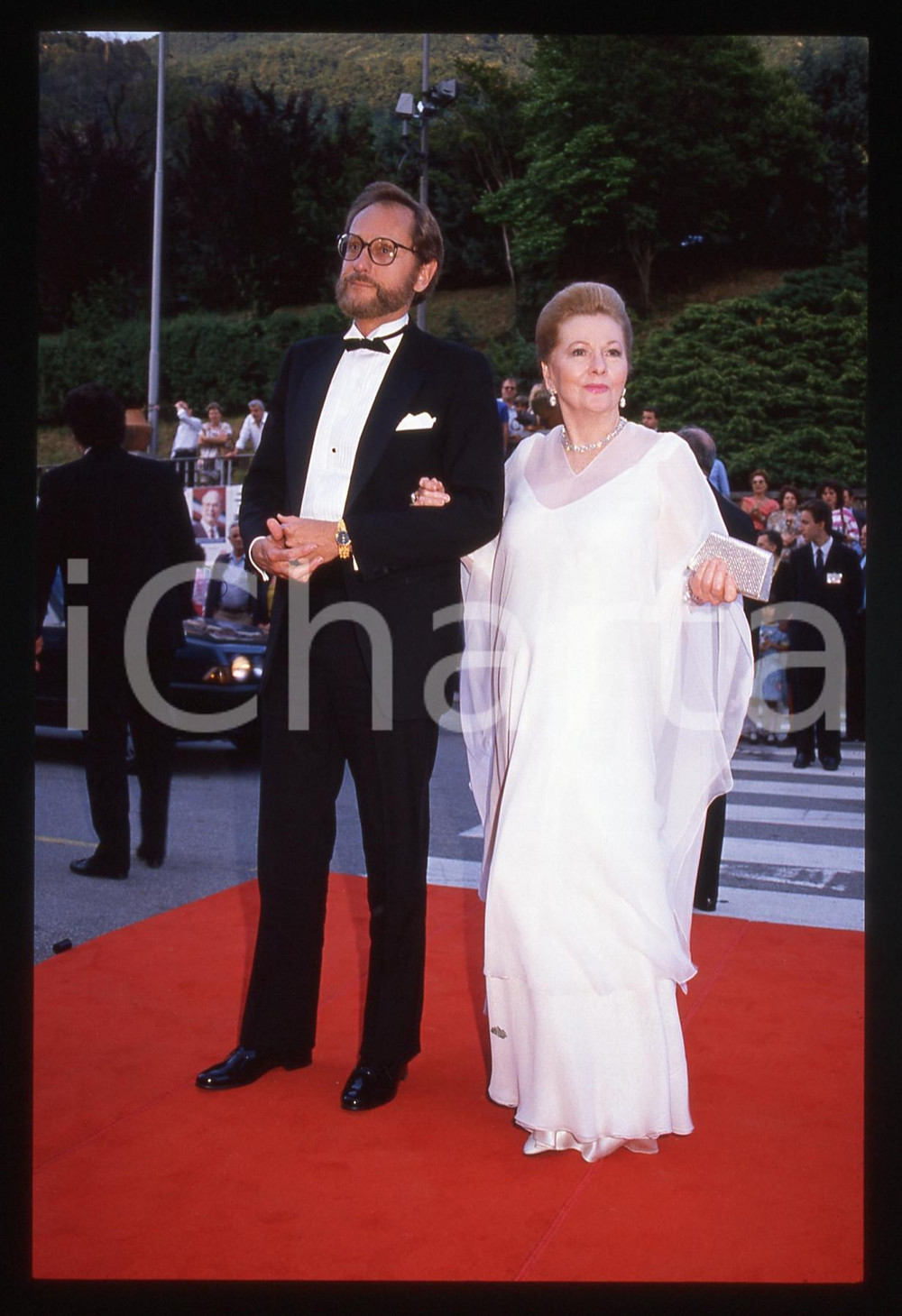 35mm vintage slide* 1989 CAMPIONE D'ITALIA Joan FONTAINE Ritratto attrice (7)