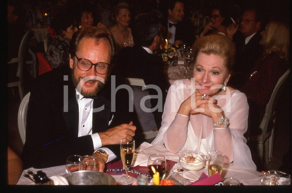 35mm vintage slide* 1989 CAMPIONE D'ITALIA Joan FONTAINE Ritratto attrice (10)