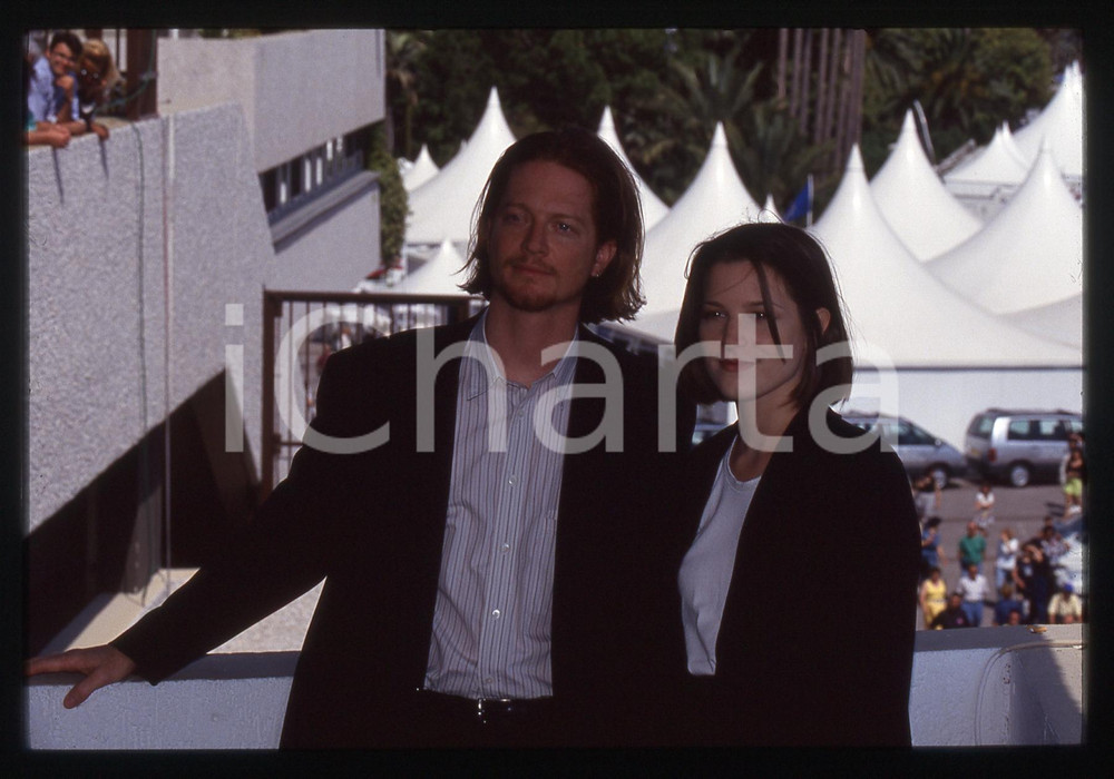 35mm vintage slide* 1993 CANNES Bridget FONDA Eric STOLTZ  Festival del Cinema 1
