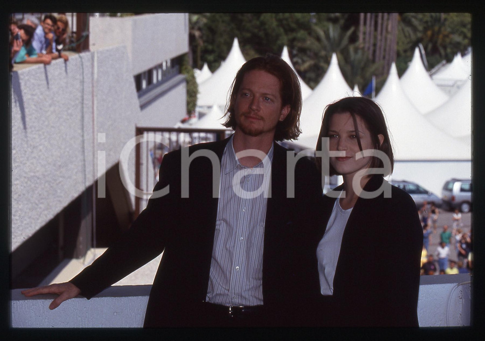 35mm vintage slide* 1993 CANNES Bridget FONDA Eric STOLTZ  Festival del Cinema 3
