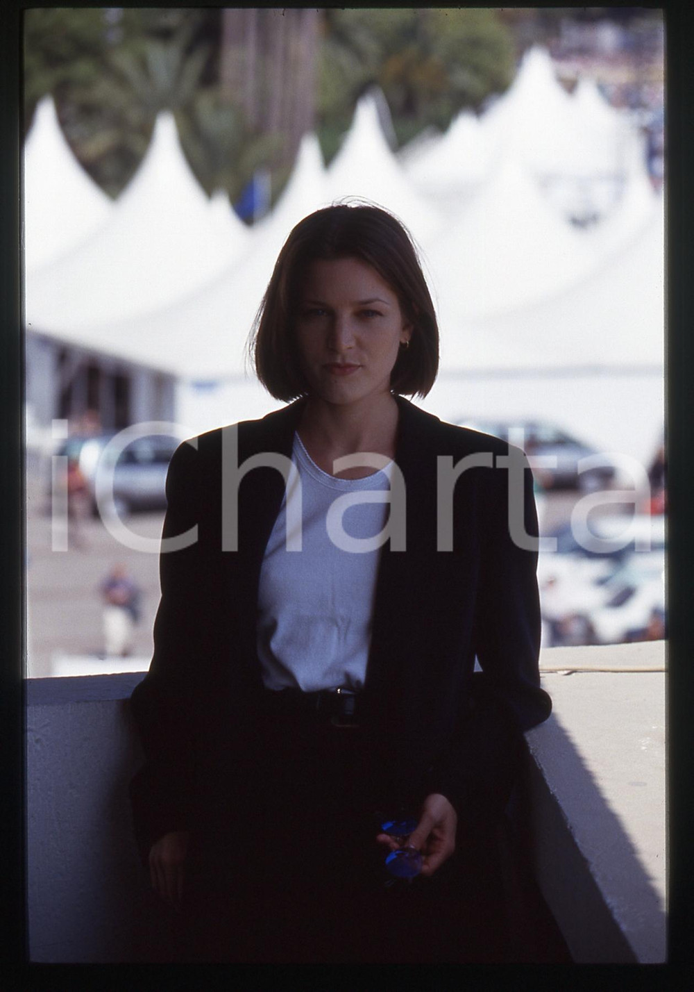 35mm vintage slide* 1993 CANNES Bridget FONDA al Festival del Cinema (3)