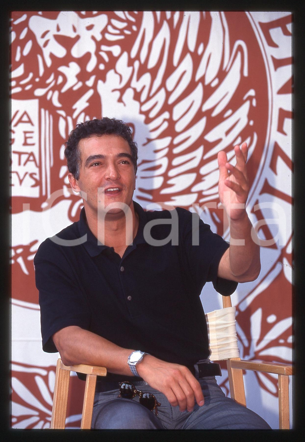 35mm vintage slide* 1996 VENEZIA Rogèrio SAMORA alla  Mostra del Cinema (9)