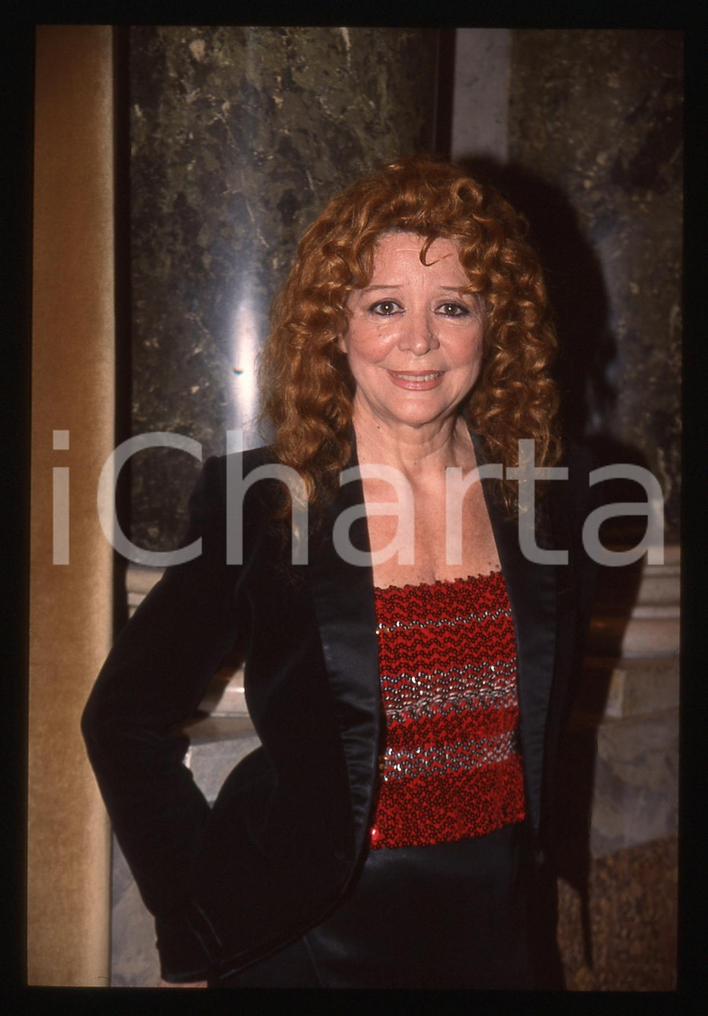 35mm vintage slide* 1990ca COSTUME Milla SANNONER Ritratto dell'attrice (12)