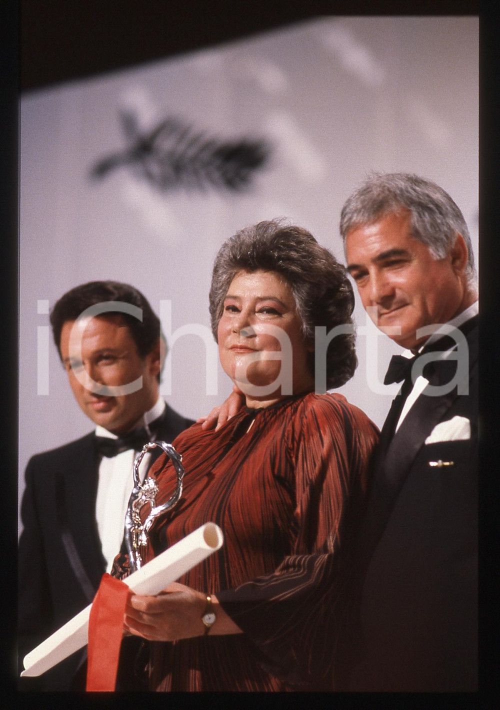 35mm vintage slide* 1990 CANNES Jean-Claude BRIALY Tatiana SAMOILOVA Ritratto 5