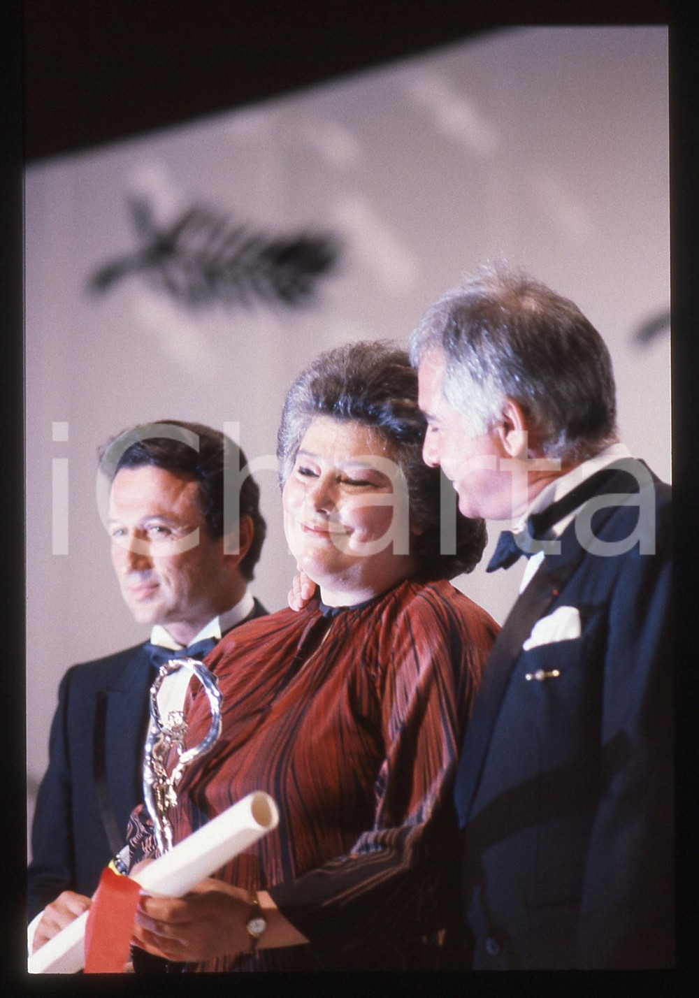 35mm vintage slide* 1990 CANNES Jean-Claude BRIALY Tatiana SAMOILOVA Ritratto 14