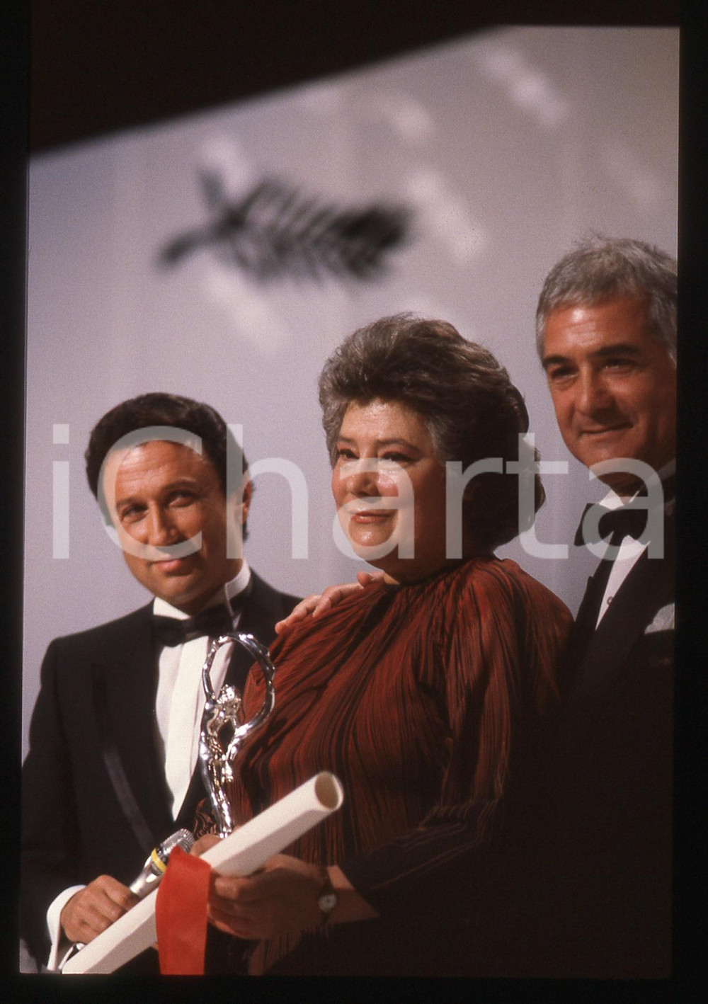 35mm vintage slide* 1990 CANNES Jean-Claude BRIALY Tatiana SAMOILOVA Ritratto 15