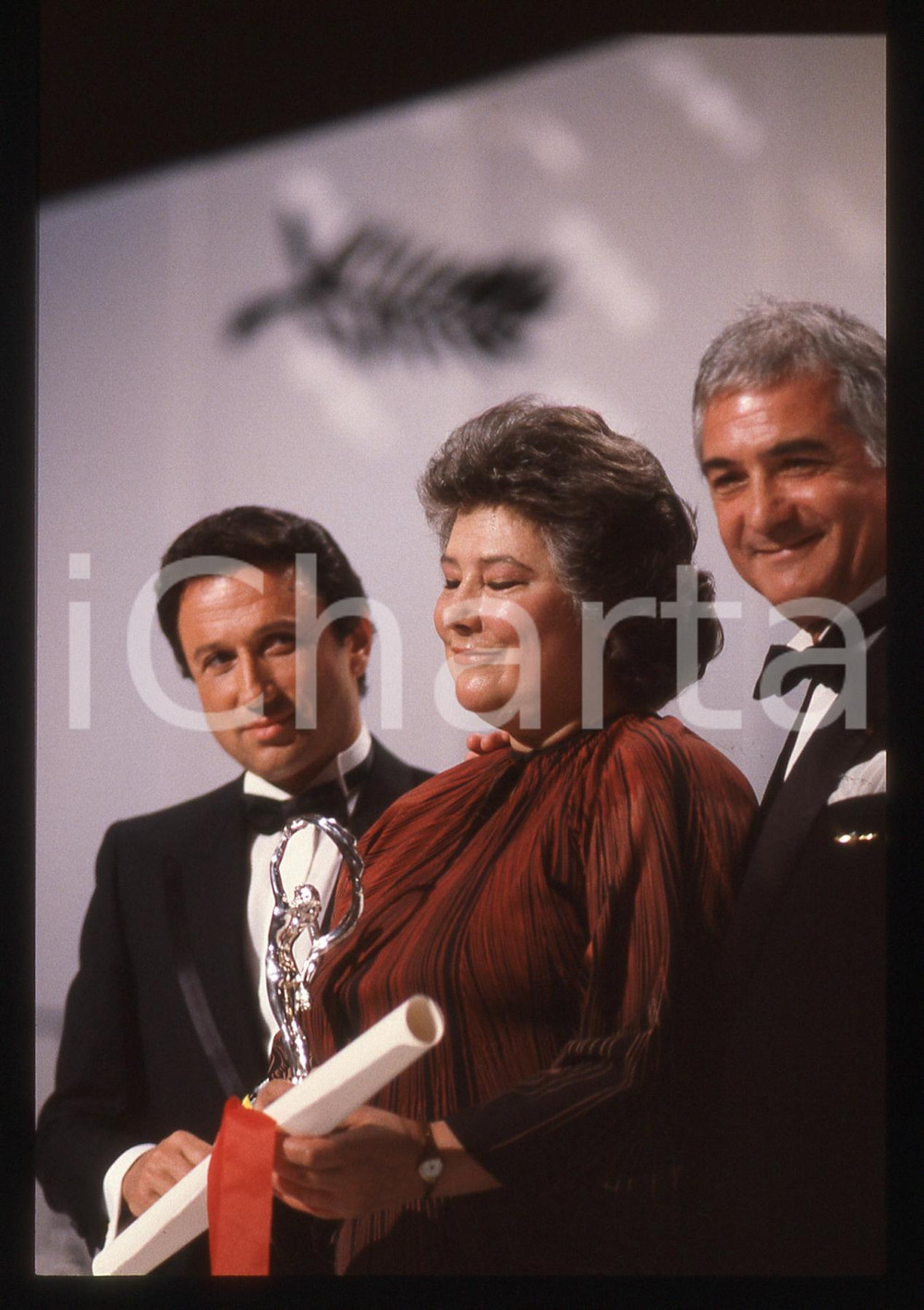35mm vintage slide* 1990 CANNES Jean-Claude BRIALY Tatiana SAMOILOVA Ritratto 16