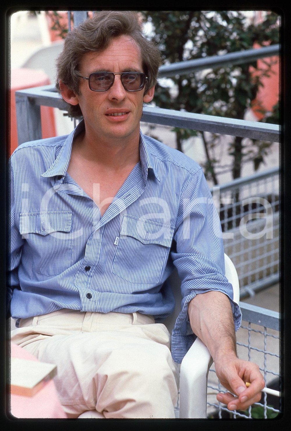 35mm vintage slide* 1985ca CINEMA Roger SPOTTISWOODE Ritratto del regista (4)