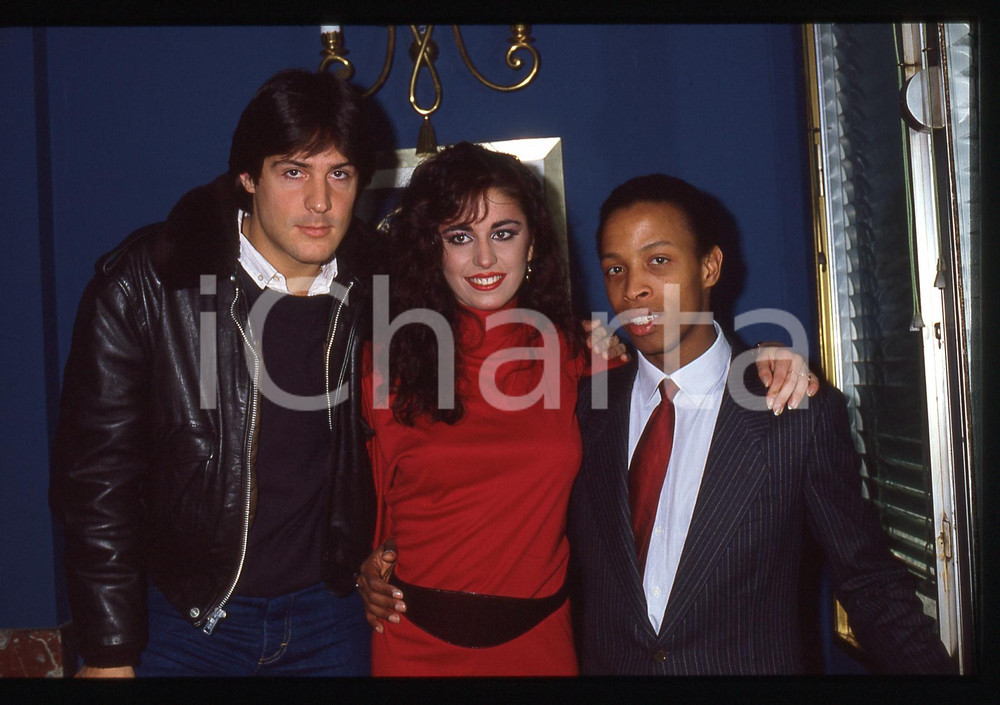35mm vintage slide* 1984 MILANO Tom HOOKER Patricia MOORE Russell RUSSELL (2)