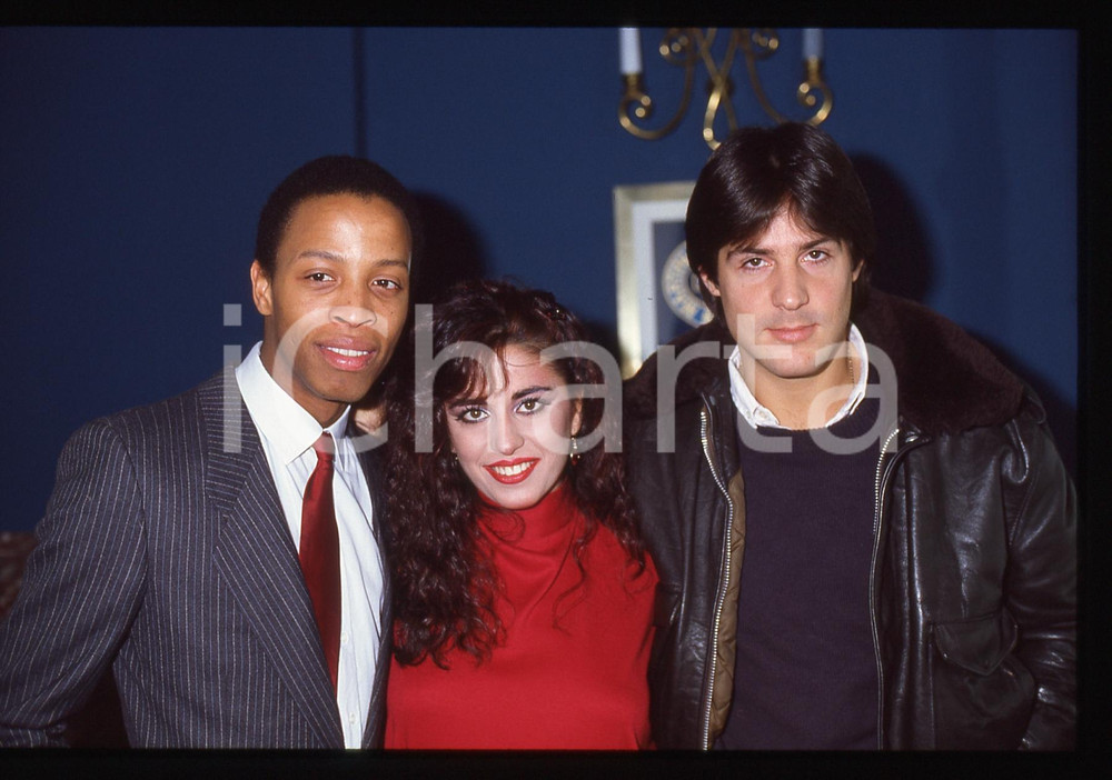 35mm vintage slide* 1984 MILANO Tom HOOKER Patricia MOORE Russell RUSSELL (3)