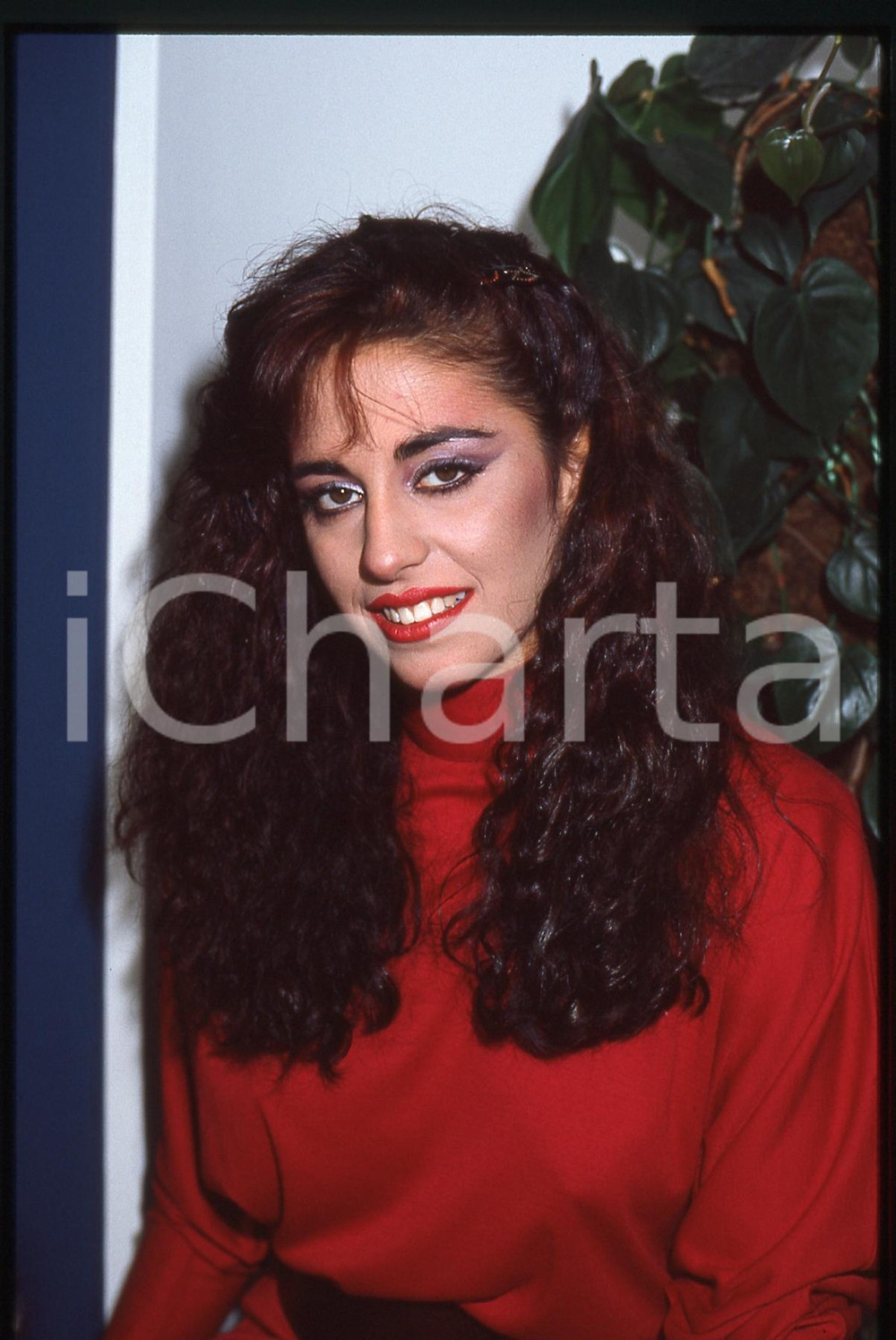 35mm vintage slide* 1984 MILANO Patricia MOORE alla Terrazza Martini (4)