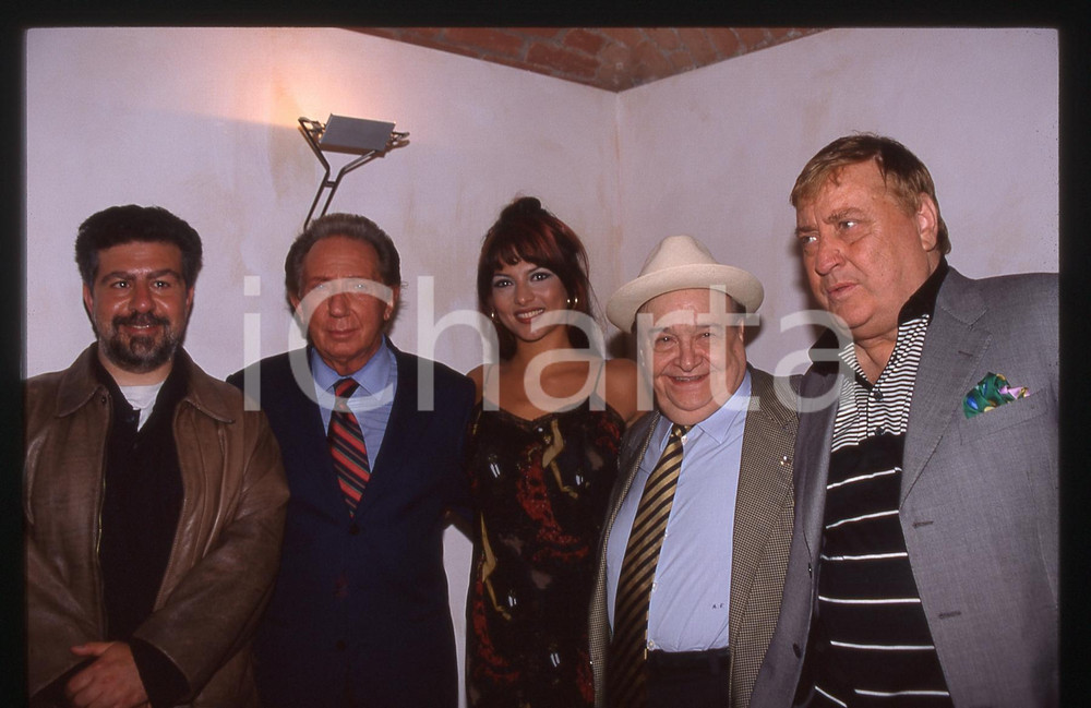 35mm vintage slide*1998 VIVA NAPOLI Mike BONGIORNO Aurelio FIERRO Mario MEROLA 1