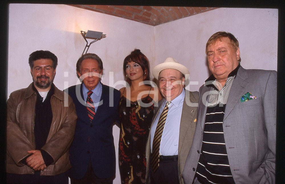 35mm vintage slide*1998 VIVA NAPOLI Mike BONGIORNO Aurelio FIERRO Mario MEROLA 2