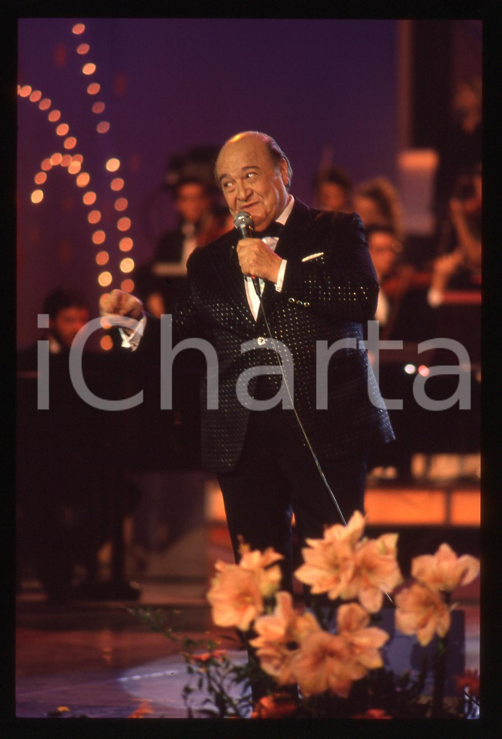 35mm vintage slide* 1990 CANALE 5 Aurelio FIERRO C'era una volta il Festival  3