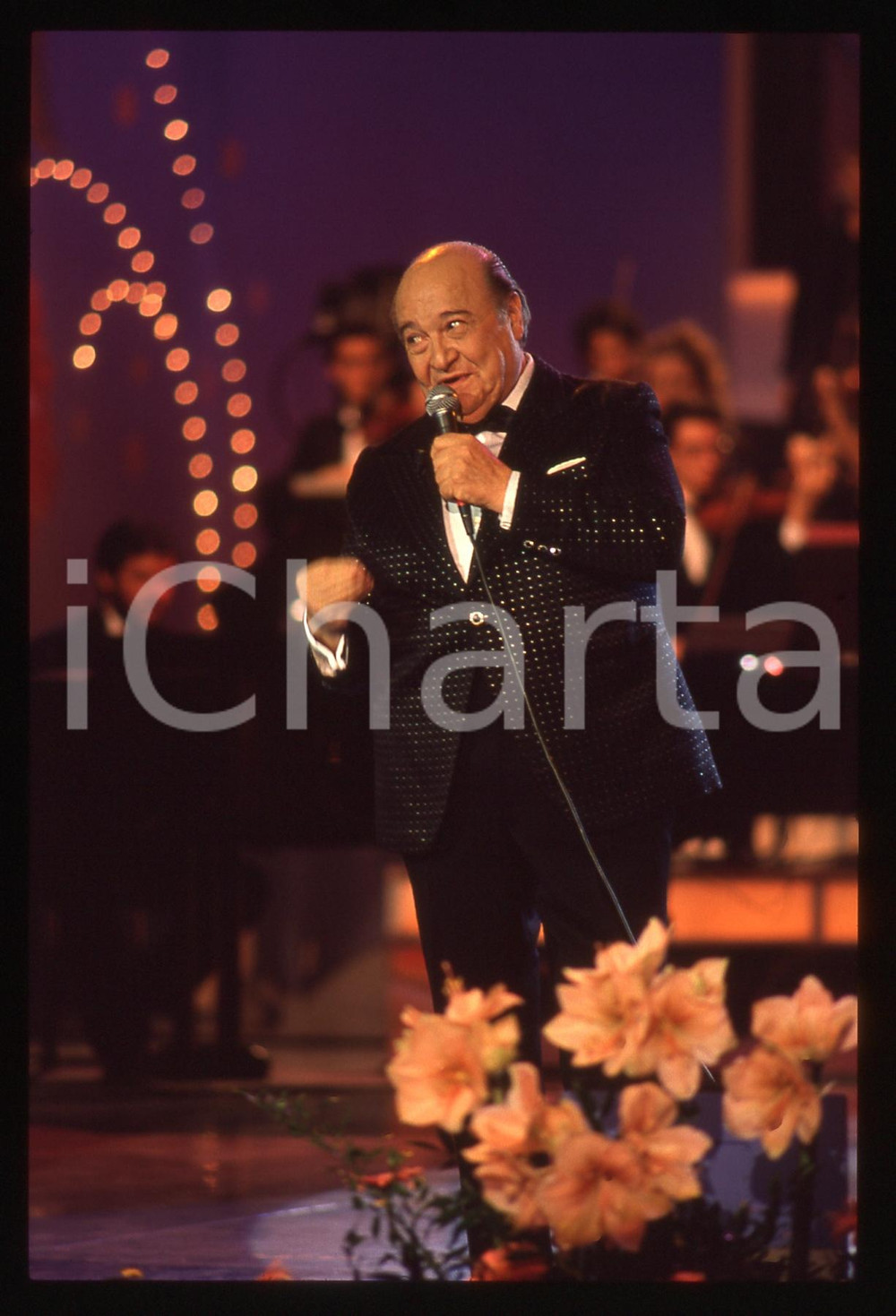 35mm vintage slide* 1990 CANALE 5 Aurelio FIERRO C'era una volta il Festival 4
