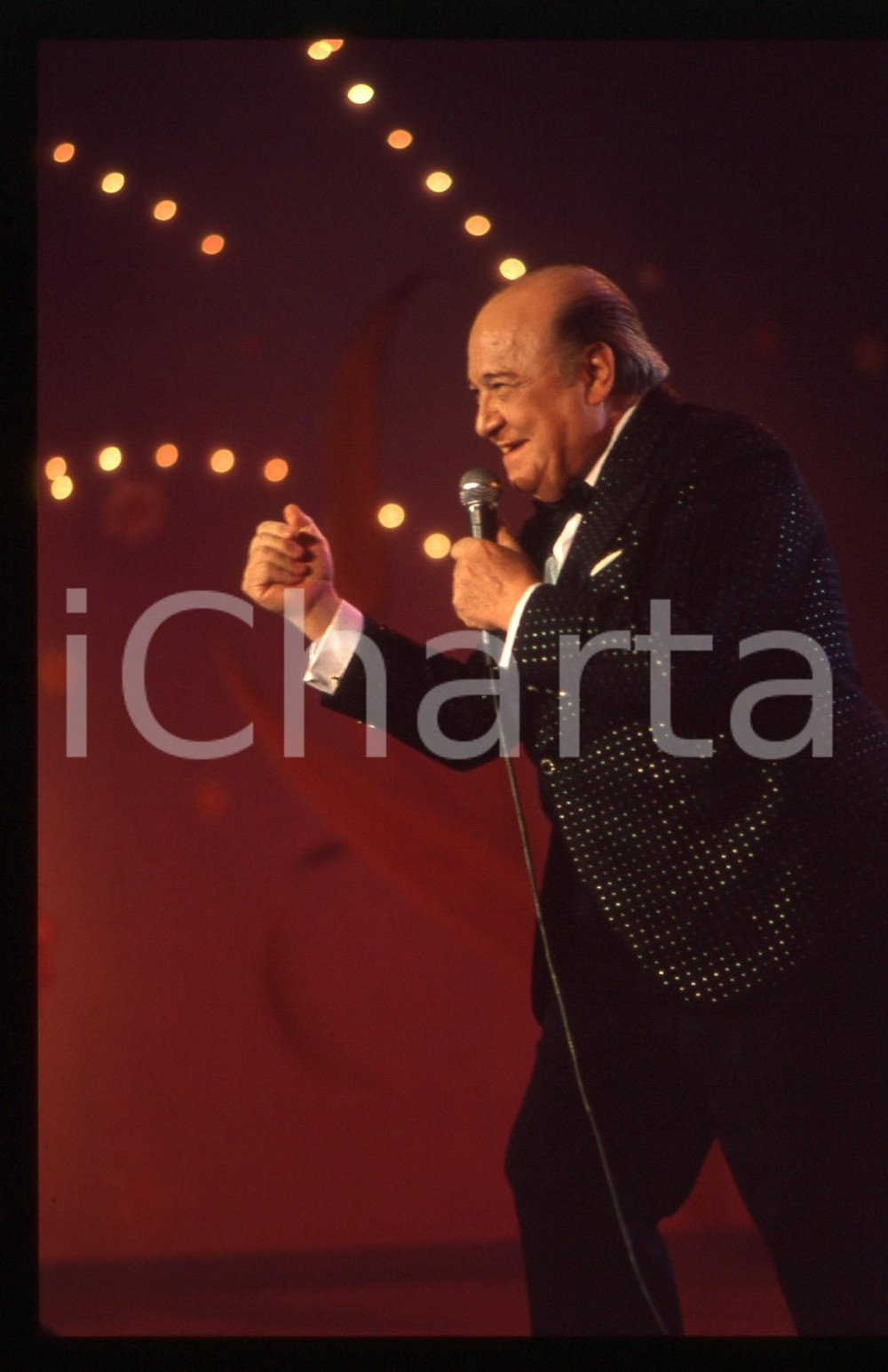 35mm vintage slide* 1990 CANALE 5 Aurelio FIERRO C'era una volta il Festival 6