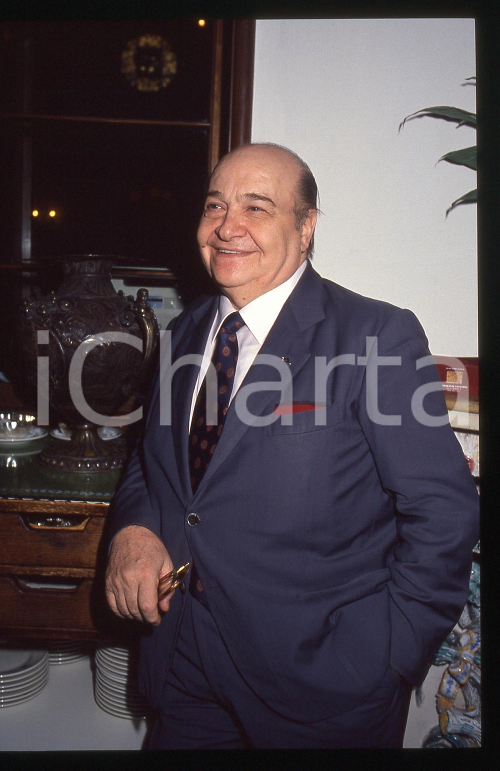 35mm vintage slide* 1995ca MUSICA Aurelio FIERRO Ritratto del cantante (3)