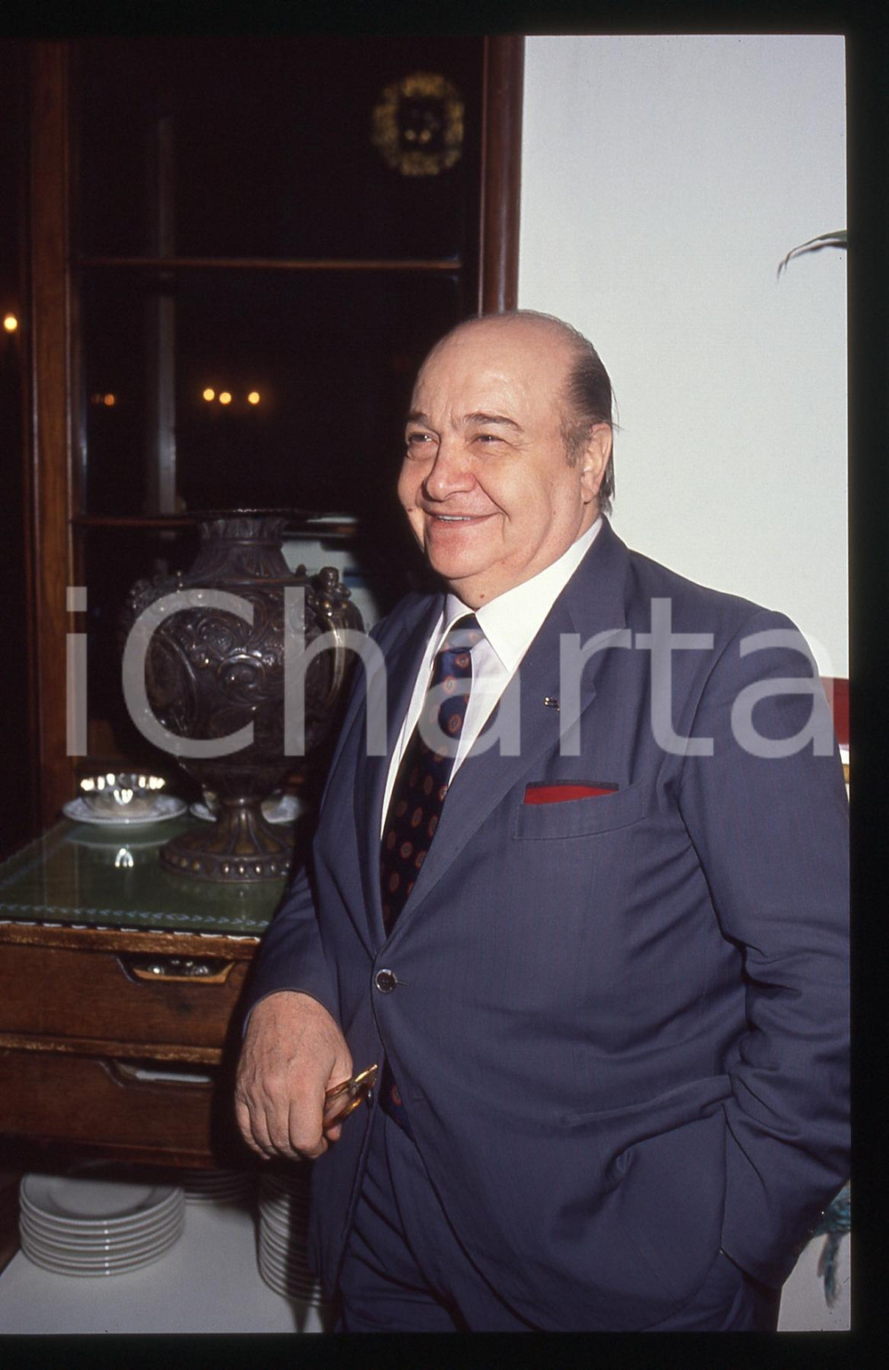 35mm vintage slide* 1995ca MUSICA Aurelio FIERRO Ritratto del cantante (6)