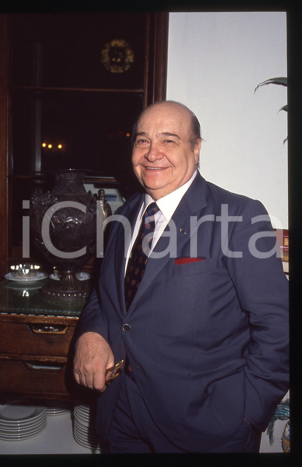 35mm vintage slide* 1995ca MUSICA Aurelio FIERRO Ritratto del cantante (7)