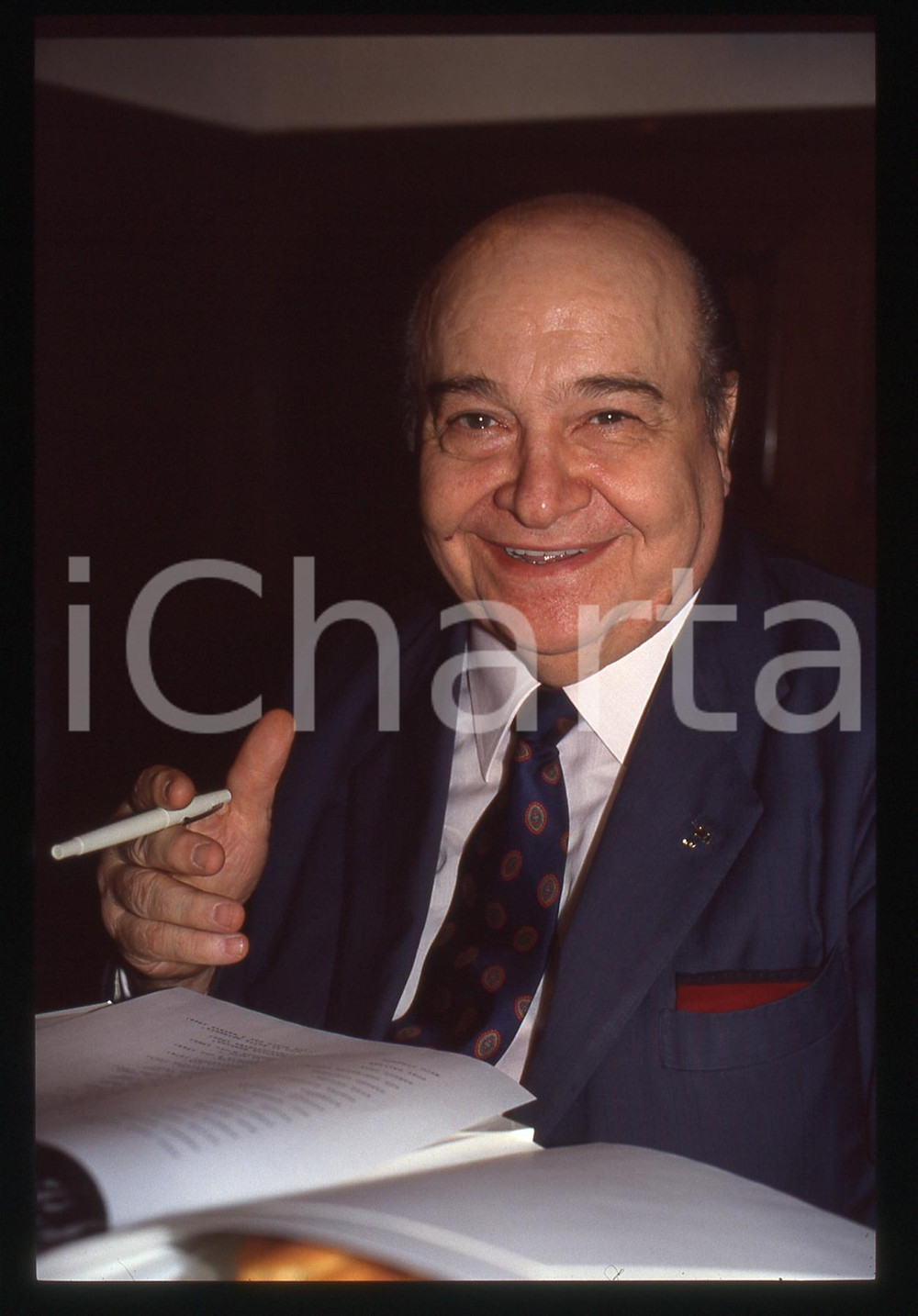 35mm vintage slide* 1995ca COSTUME Aurelio FIERRO Ritratto del cantante (11)